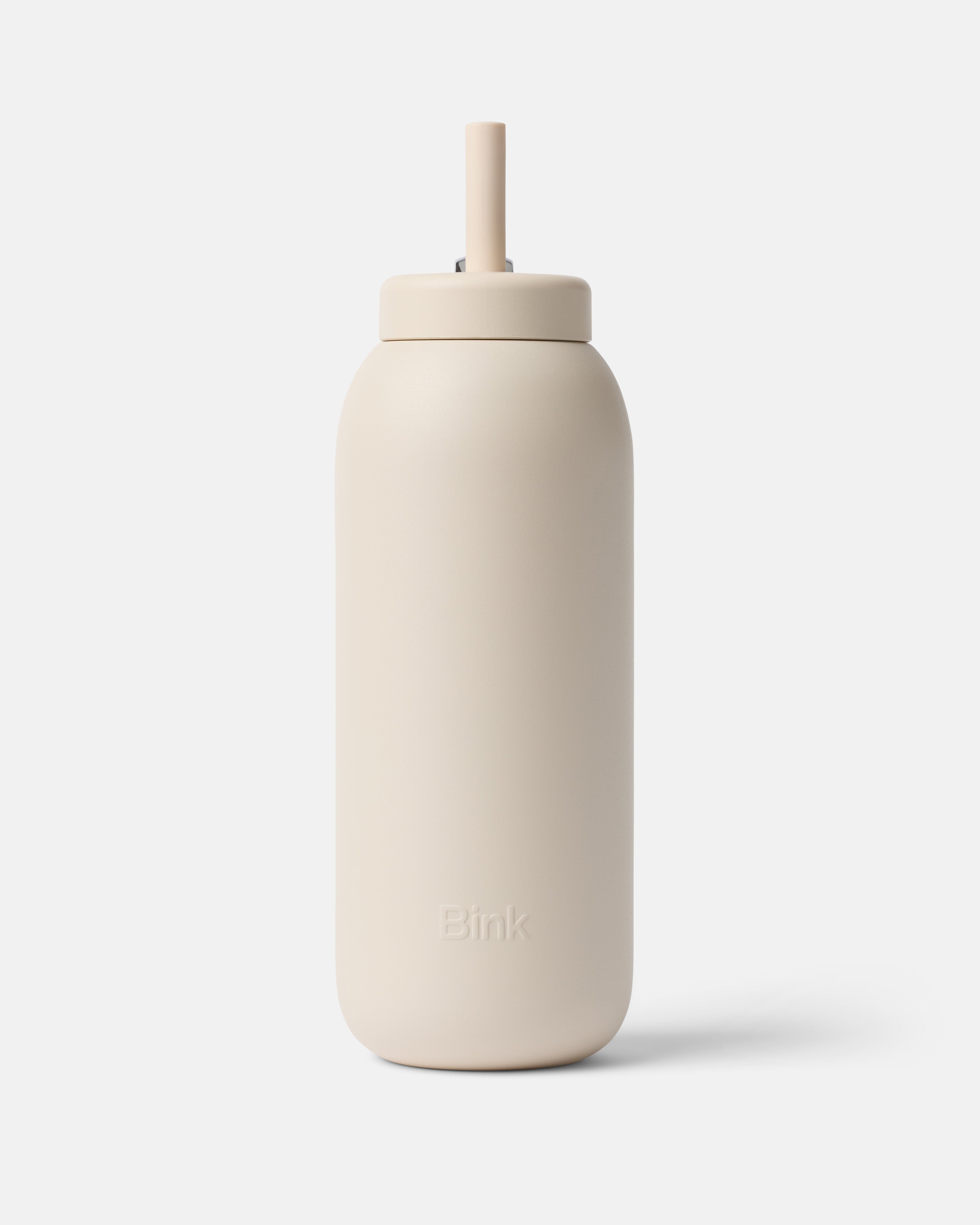 Stainless Straw Cap 32oz Almond