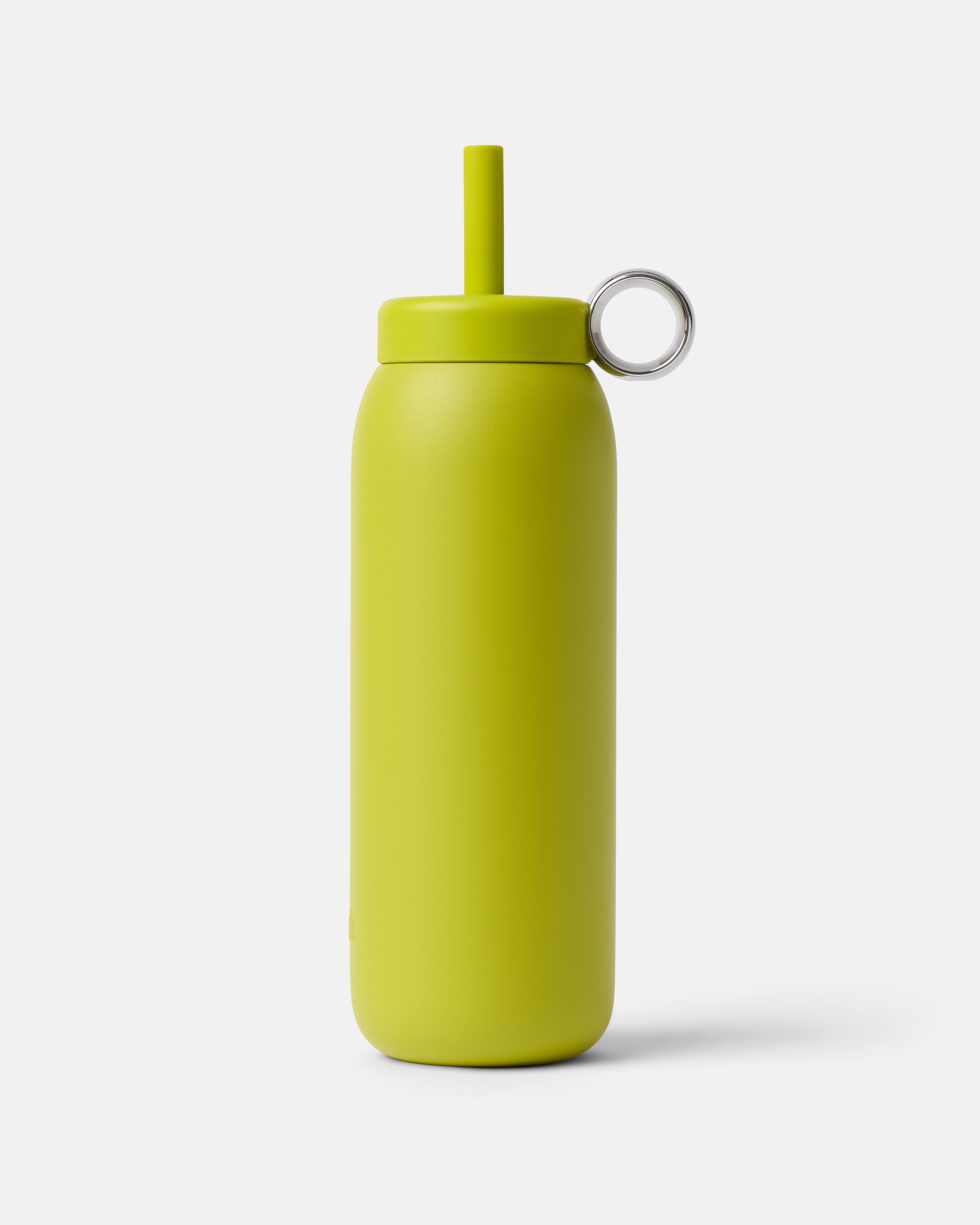 Stainless Straw Cap 24oz Chartreuse