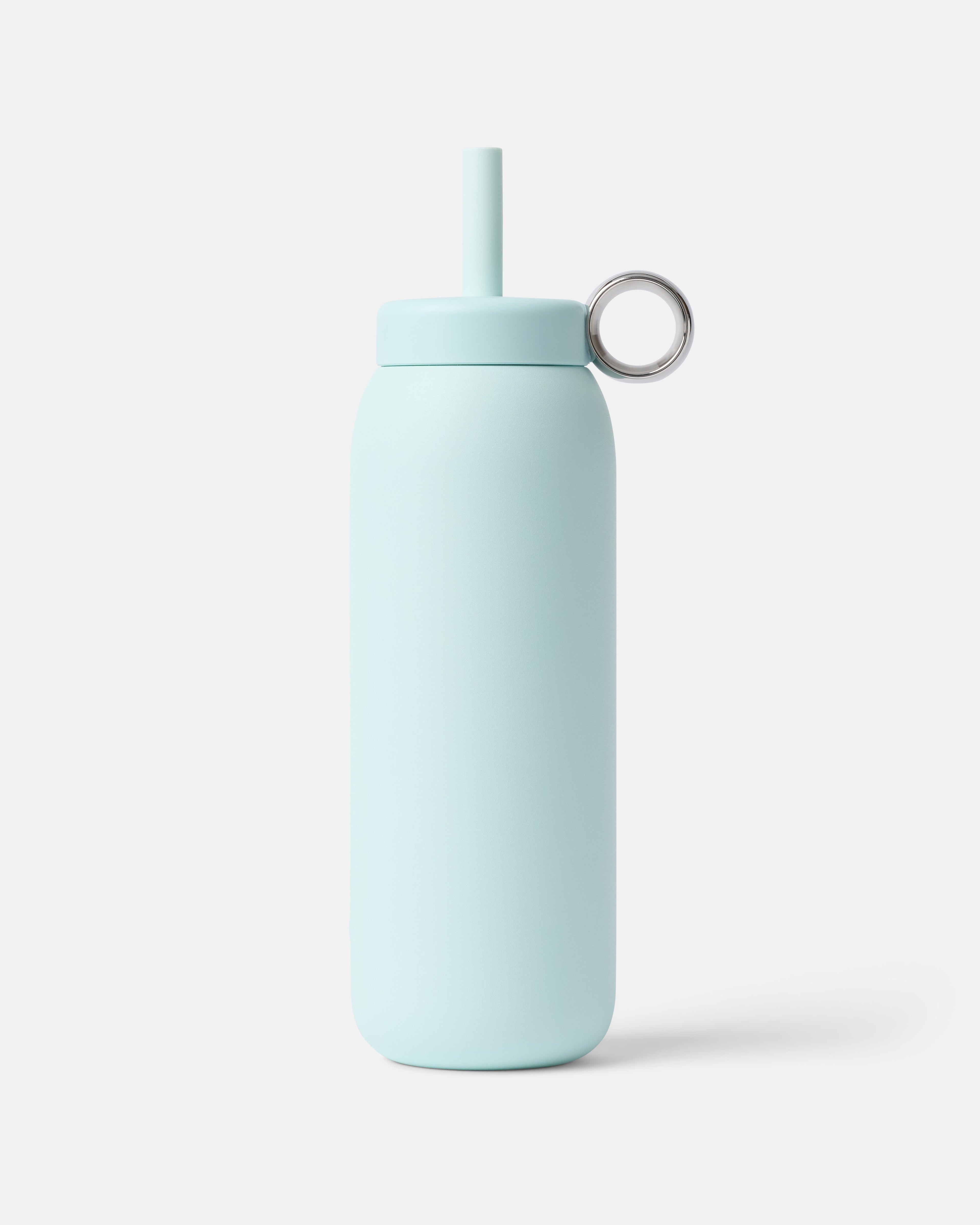 Stainless Straw Cap 24oz Celeste