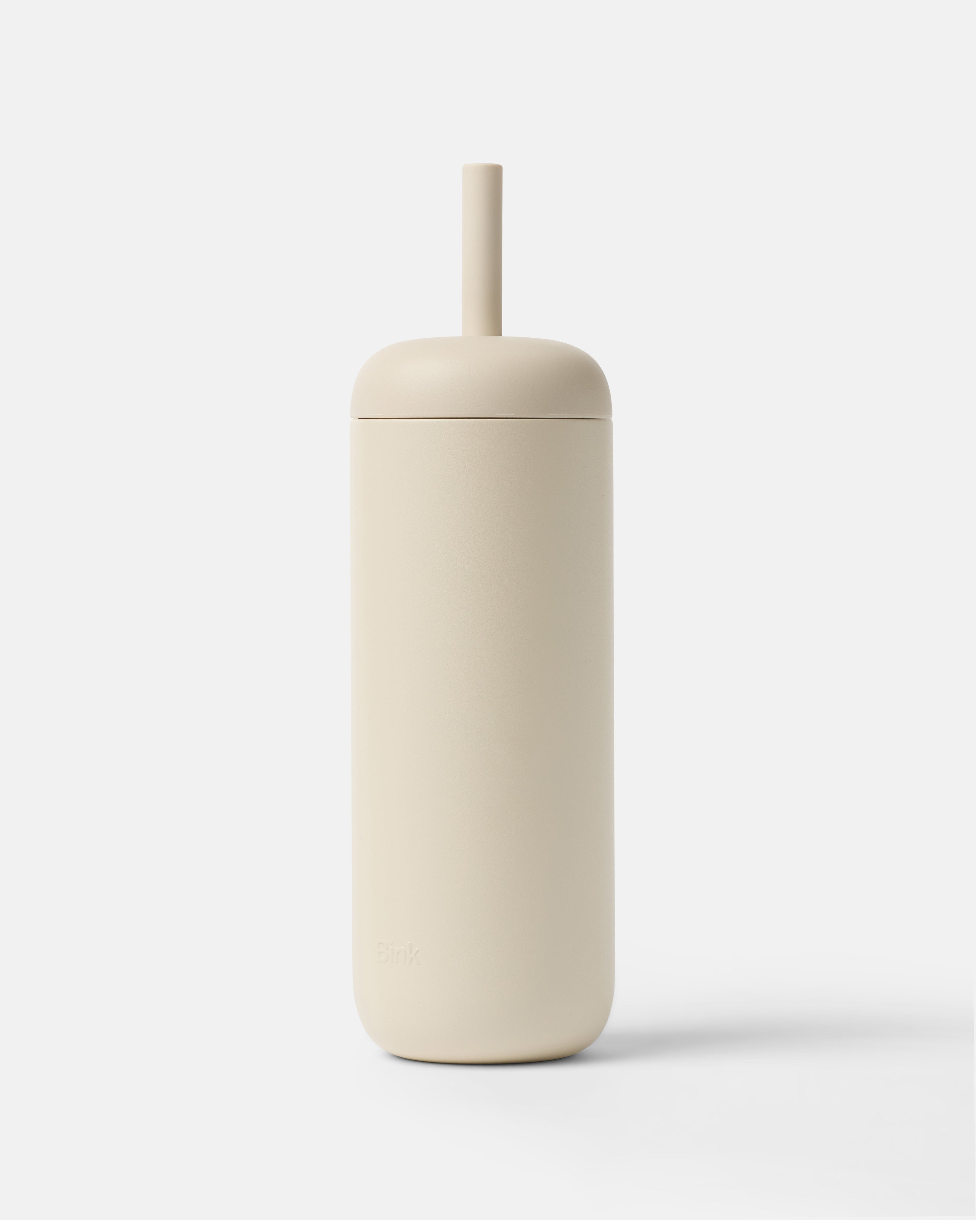 Straw Tumbler 21oz Almond