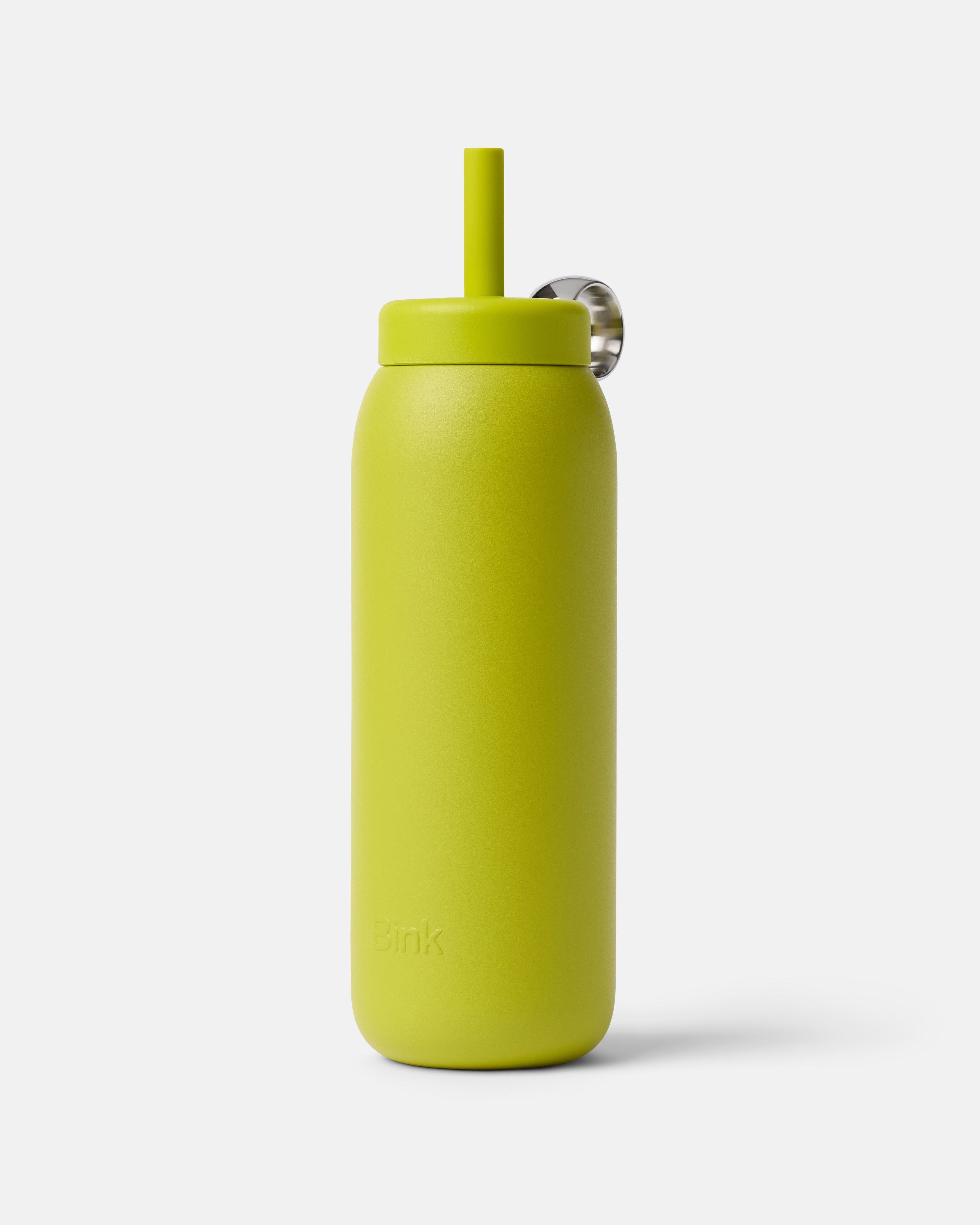 Stainless Straw Cap 24oz Chartreuse