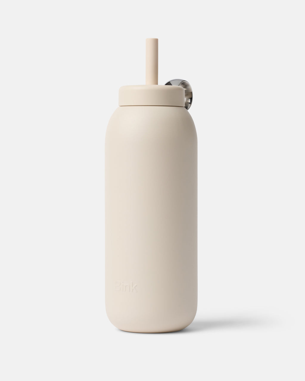 Stainless Straw Cap 32oz Almond