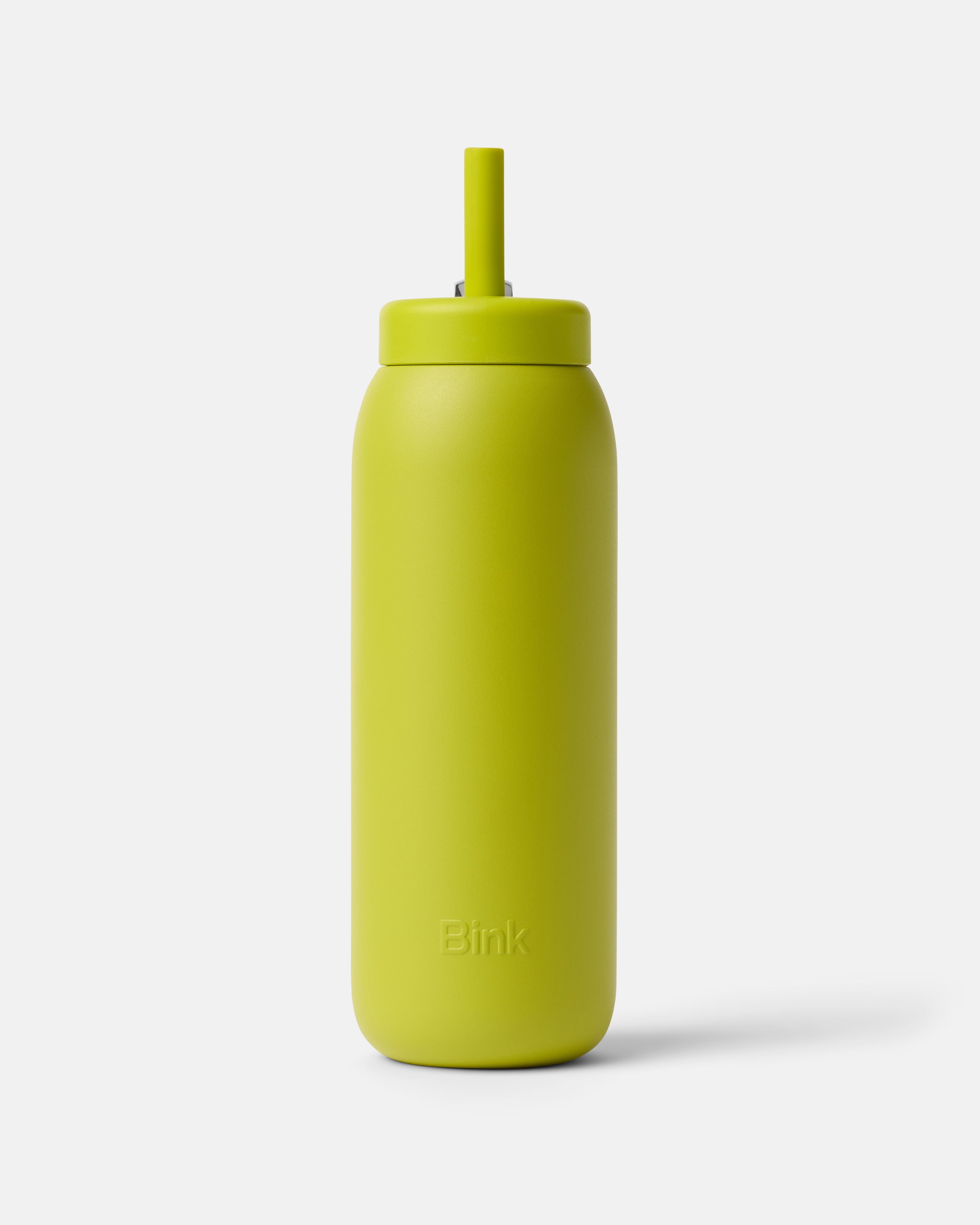 Stainless Straw Cap 24oz Chartreuse